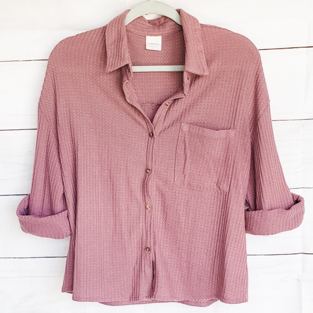 Button Down Roll Up Sleeve X-Large